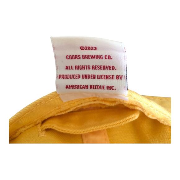 American Needle NWOT Coors Banquets Ballpark Baseball Trucker Cap Bleached Sun - Picture 8 of 10